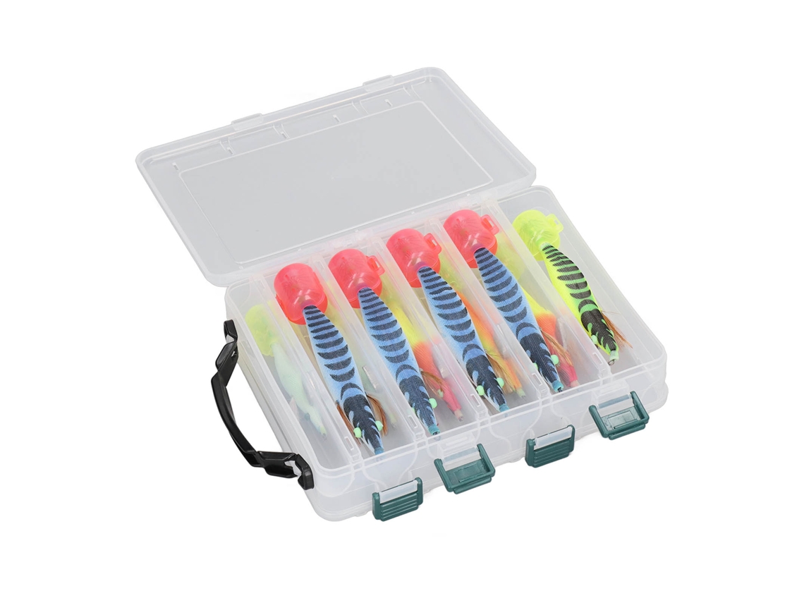 Isca de Lula Luminosa 10pcs Aço Inox