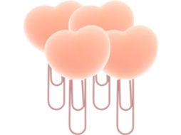 Zerodeko Conjunto De 4-clipes Silicone Para Papel Criativo, Escritório E Metal Durável Na Cor Rosa, Multifuncionais E