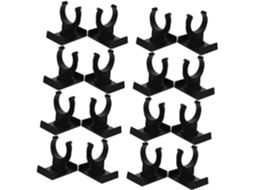 Mipcase 16 Peças Pés Niveladores Ajustáveis Para Armários De Cozinha, Clips De Rodapé Espessados Com Conectores Encaixe
