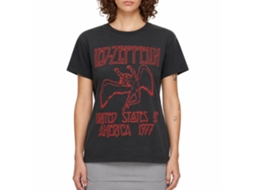 Led Zeppelin Usa 1977 Red Lettering T-shirt Unisex Adults Size:xxl