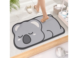 Tapete de Banheiro Antiderrapante, Superabsorvente, Feito de Terra Diatomácea com Desenho Animado e Secagem Rápida. MDUG