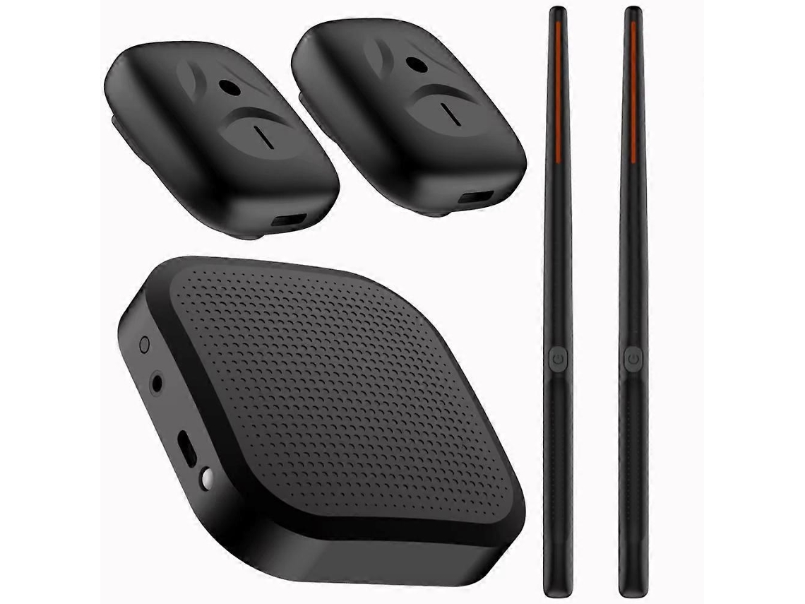 Kit De Bateria Eletrônica Virtual Imaginária, Incluindo Baquetas E Pedais. Aquaforge
