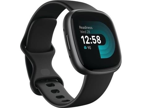 Relógio Desportivo FITBIT Versa 4 (Bluetooth  - 6 dias de autonomia - Preto)