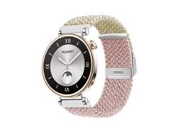 Pulseira De Nylon Trançado Com Fivela Integrada Para Huawei Watch Gt4 41mm
