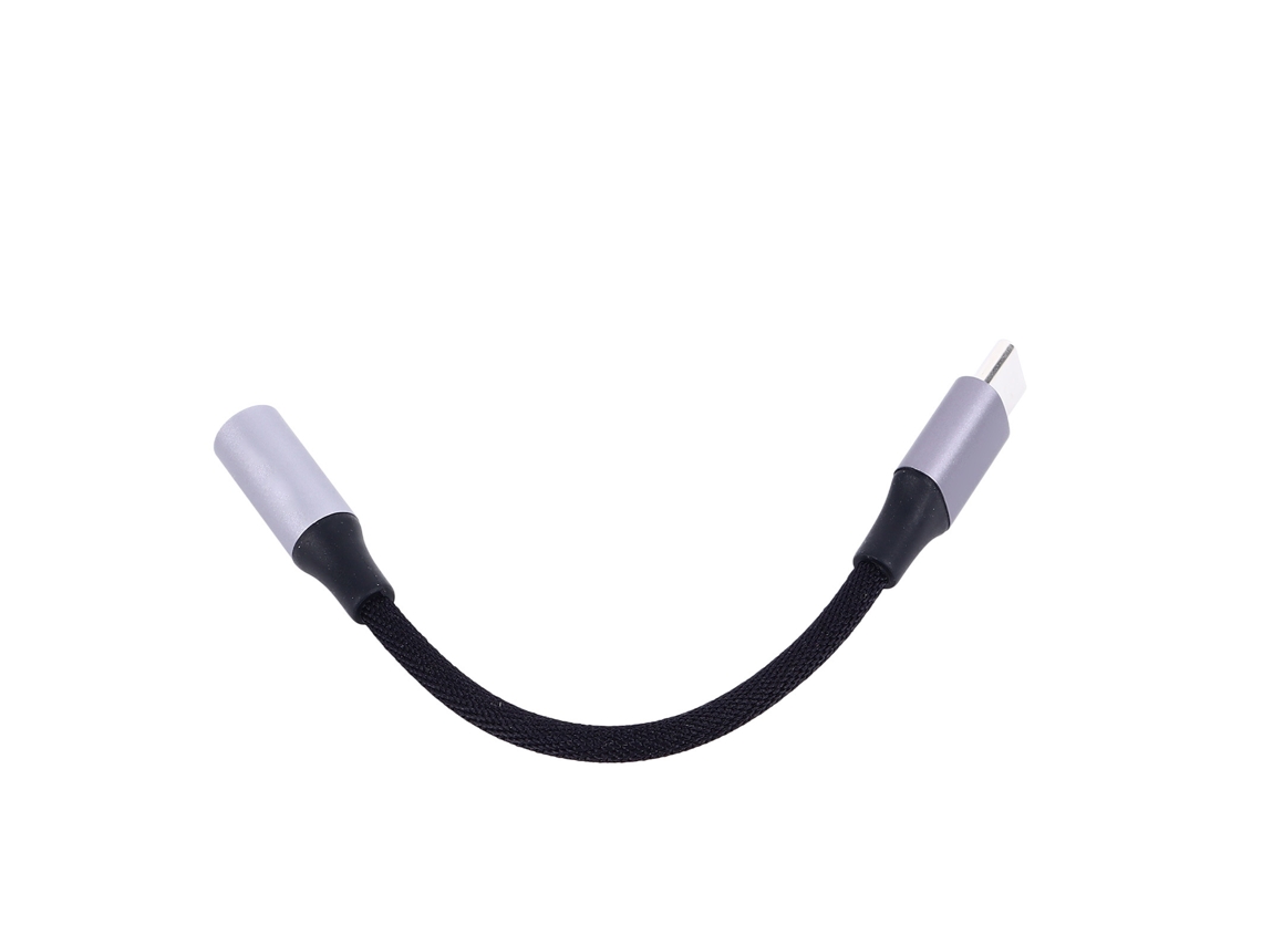 Mali conversor de Type C para Jack de Áudio 3.5mm Adaptador Flexível para Fone de Ouvido Celular Tablet