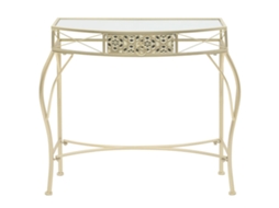 Mesa de Apoio Estilo Francês Metal 82x39x76 Cm MAISON EXCLUSIVE