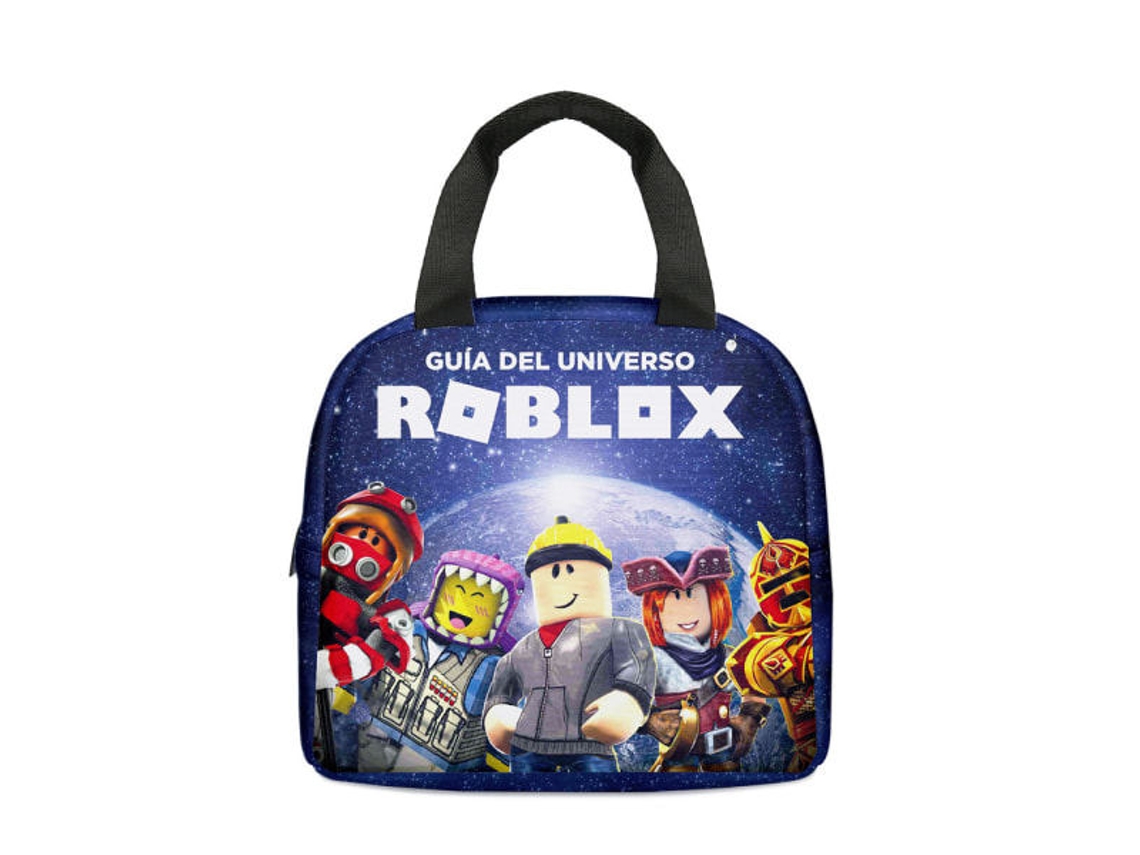 Lancheira Roblox, Bolsa Térmica para Piquenique, Presente Escolar Ideal para Crianças, Aquaforge