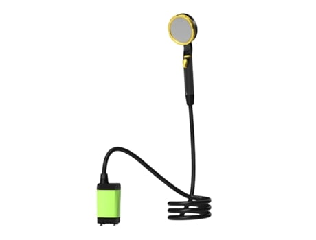 Chuveiro Portátil Para Camping Com Bateria Recarregável E Display De Temperatura, Conjunto Com Cabeça De Chuveiro Gigikill