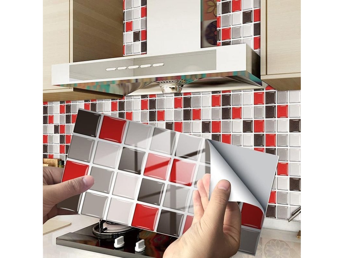 Adesivos Decorativos de Parede Marmore, 24 peças | S/MARCA