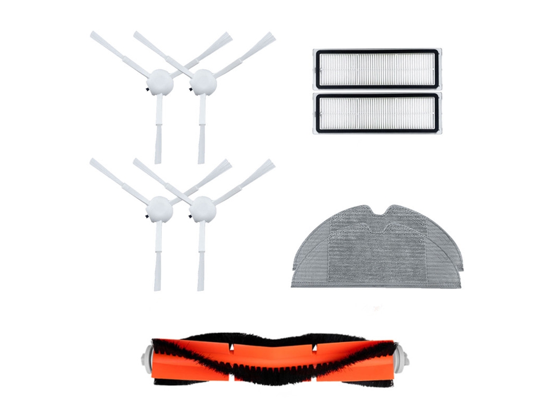 Para xiaomi mijia 1c stytj01zhm mi robô aspirador de pó mop skv4093gl acessórios tanque água mop pano trapos escova hepa filterparts