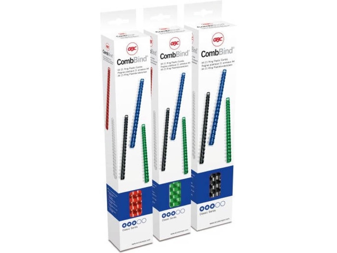 Argolas para Encadernação GBC CombBind Pack 25 (A4 - Máx. 95 Folhas)