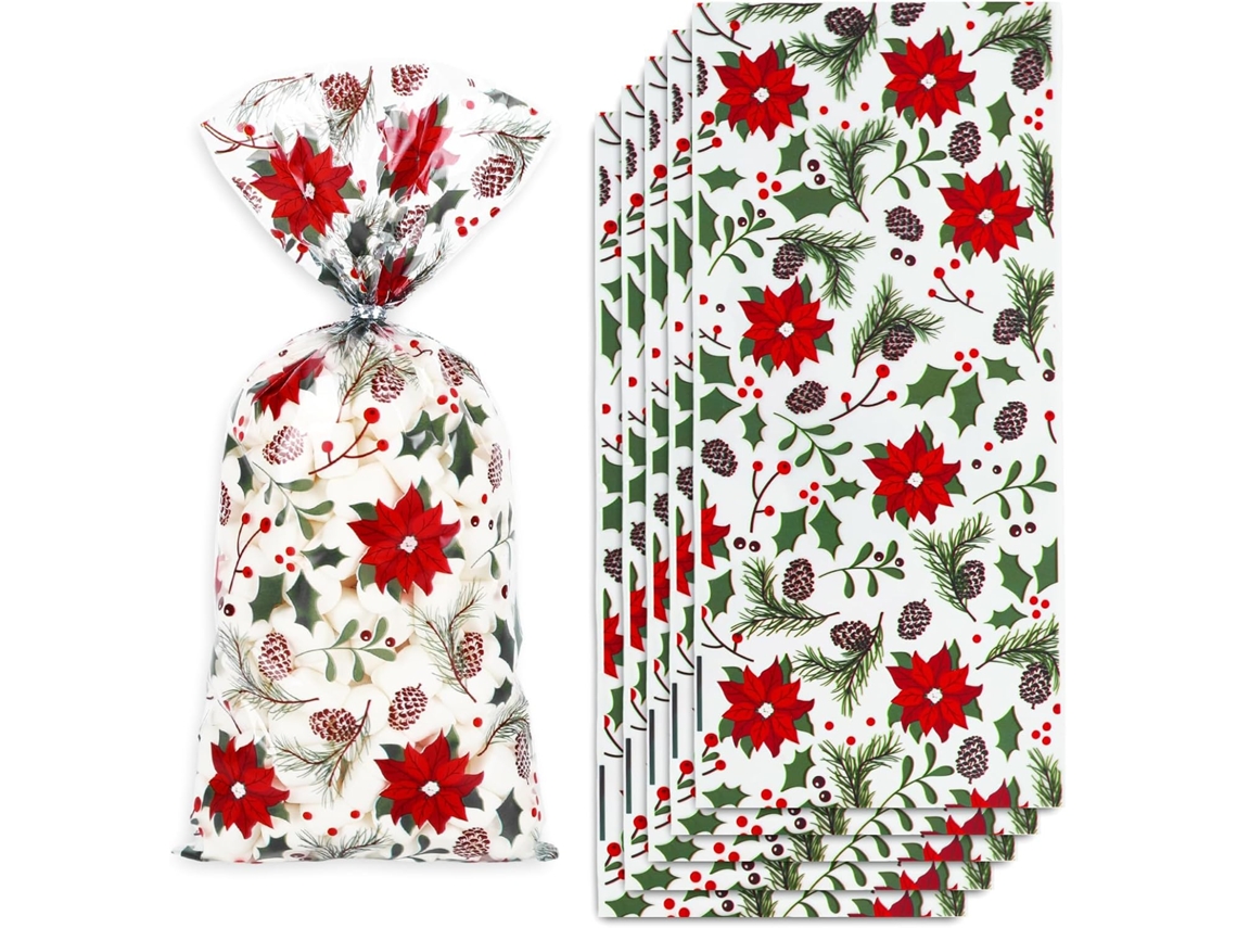 Conjunto Com 160 De Presente De Natal Tecido, Para Doces Para Ocasiões