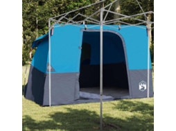 Vidaxl Tenda Interior Com Telhado Azul 280 X 220 X 176 Cm Tafetá