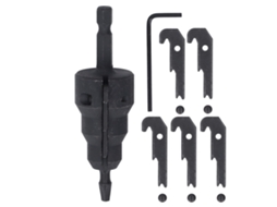 Reamador De Conductos Eléctricos De 1/4 De Pulgada Com Ponta De Aço De Alto Carbono Kit De Ferramentas Com 5 Lâminas