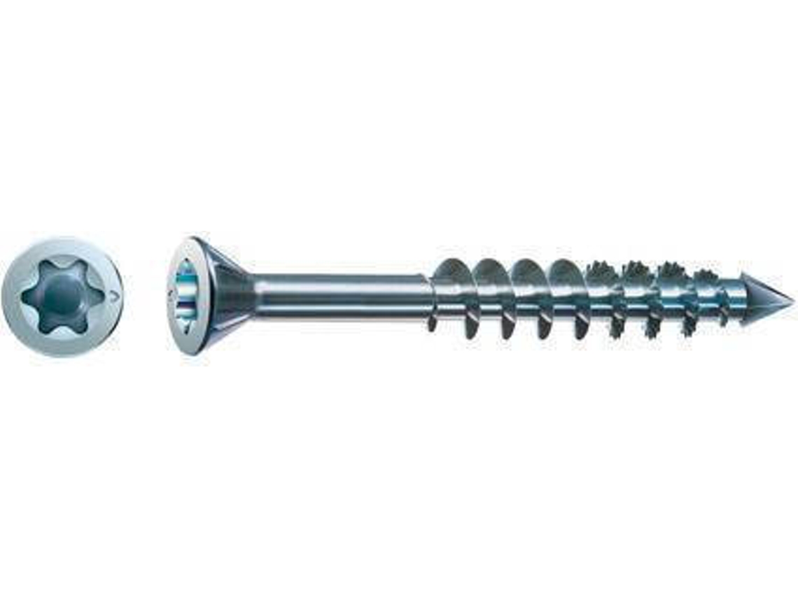 Conjunto de 100 Parafusos SPAX 0441010400603 (6 cm)