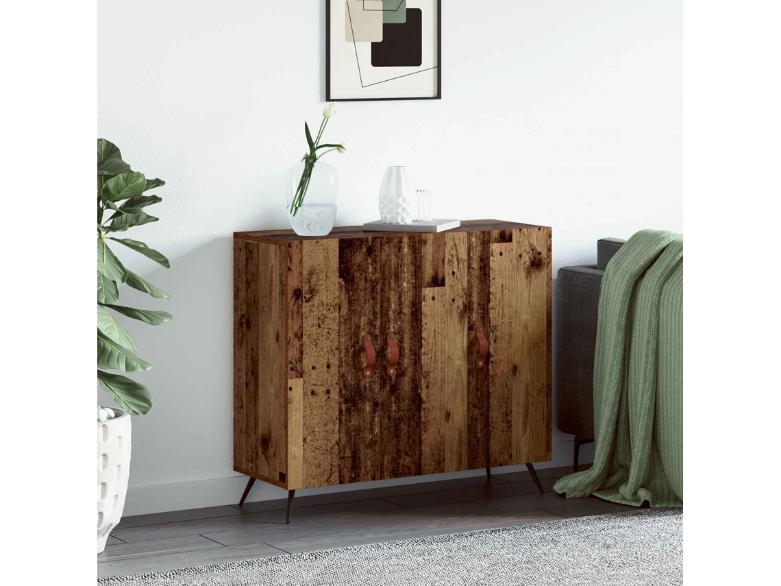 Vidaxl Buffet Madeira Antiga 89,5 X 34 X 80 Cm Derivados De Madeira