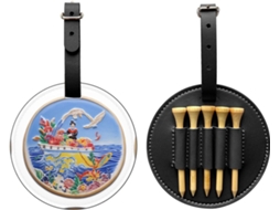 Bolsa para Tees de Golfe Disc Seal, Preta | S/MARCA