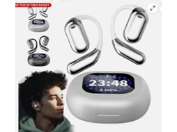 Fones De Ouvido Sem Fio Erazers Com Tela Sensível Ao Toque E Bluetooth 5.4 Ly Ebike