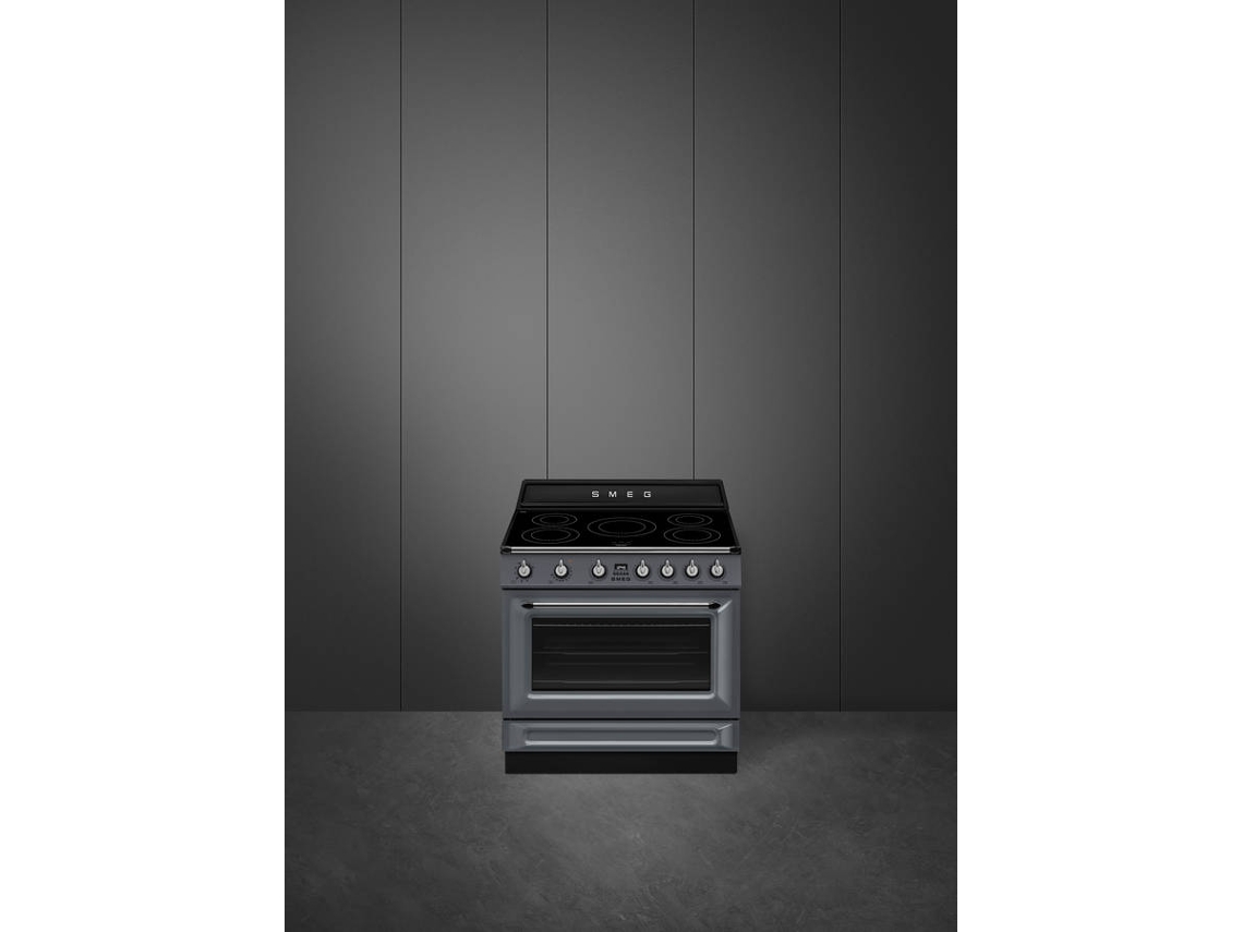 Fogão SMEG Victoria TR90IMGR (129L - Elétrico de Indução - Slate Grey)