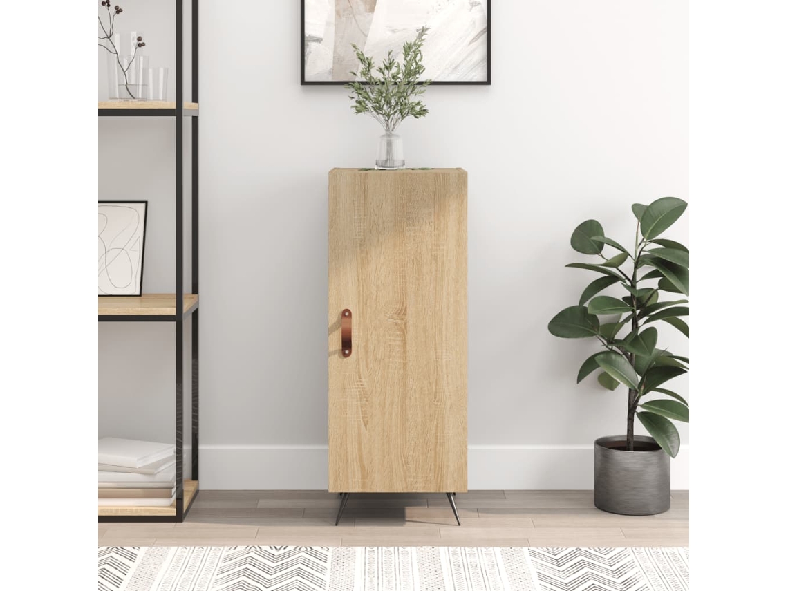 Aparador 34,5x34x90 cm Madera Procesada Color Roble Sonoma