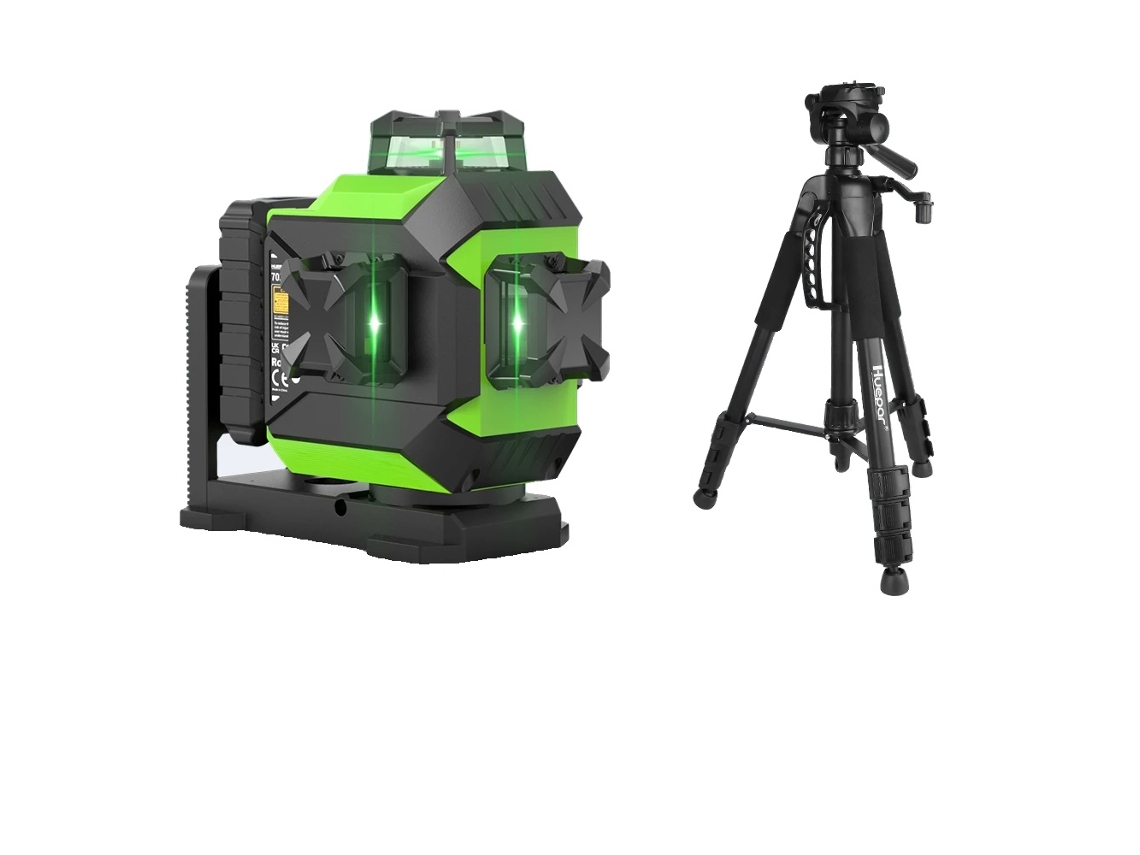 Nível A Laser Verde 3d, Auto Nivelamento De Alta Precisão, Longa Duração Da Bateria,set 3 Oem
