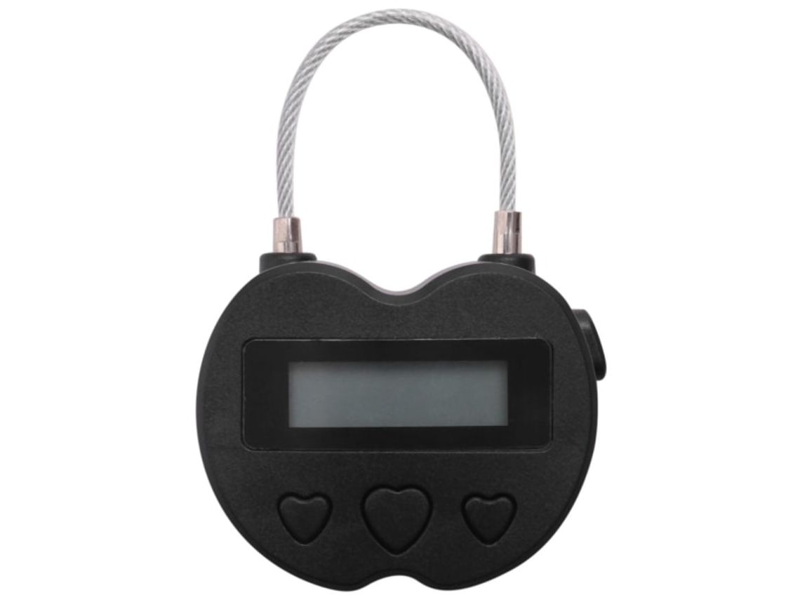 Cadeado Eletrônico com Visor LCD e Temporizador BRILVIBERA