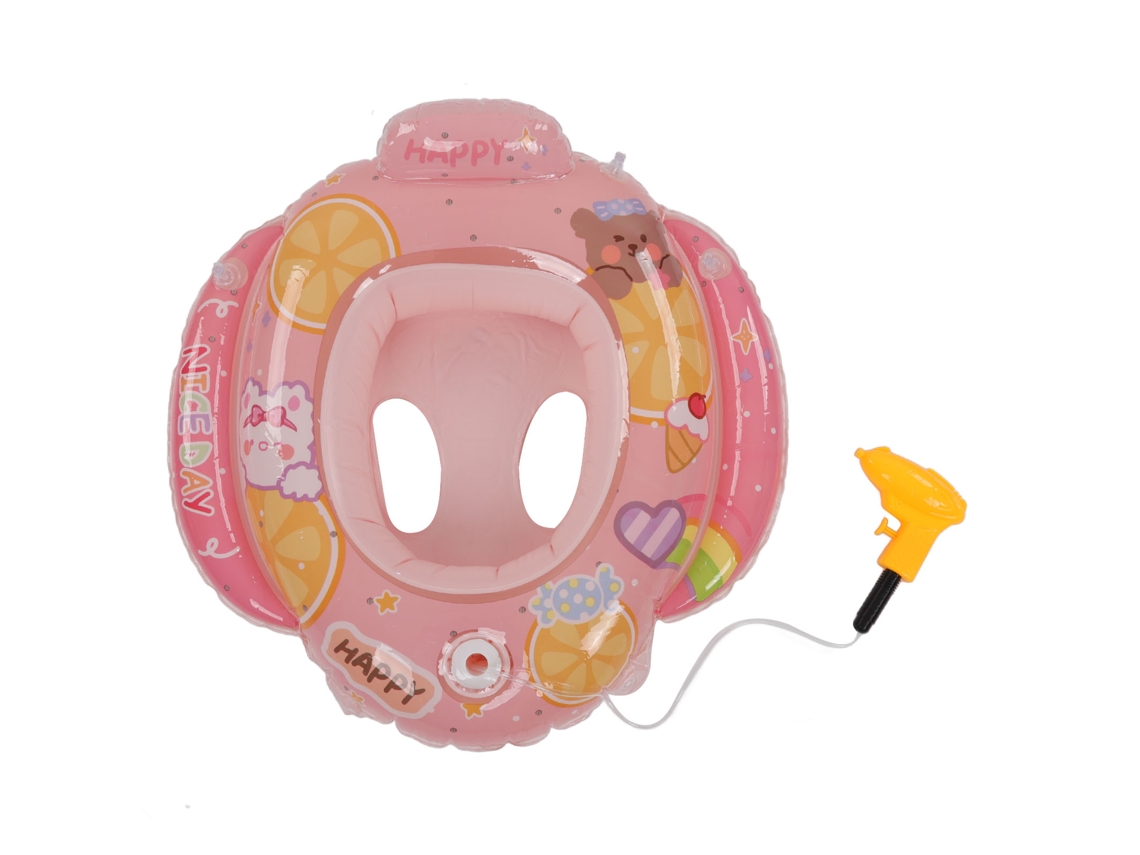 Anel Flutuante Pvc Infantil Seguro LAXISCREED Rosa
