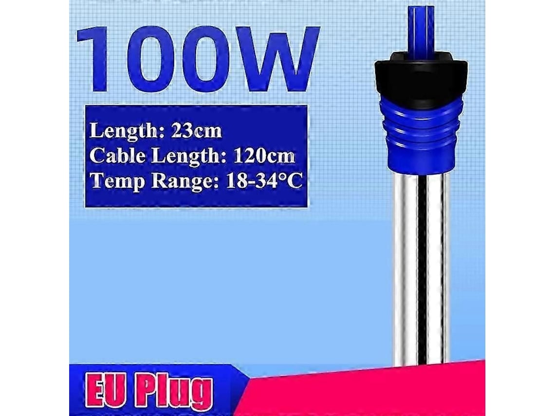 Aquecedor Submersível para Aquário Fishbowl de 50w a 500w com Temperatura Constante, Plugue Ue/eua + Capa Protetora. GOKOCO
