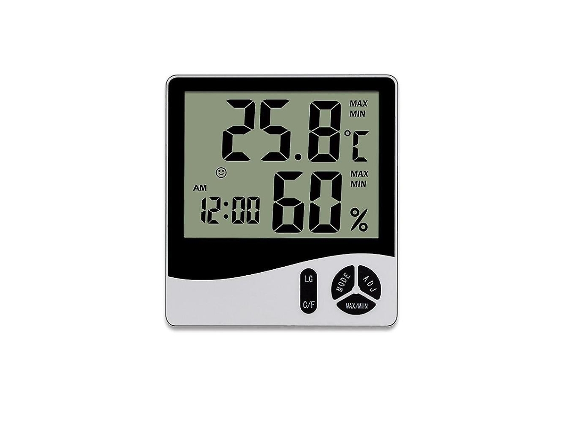 Termômetro E Higrômetro Lcd Interno, Termômetro Eletrônico Para Casa VONKELIOS