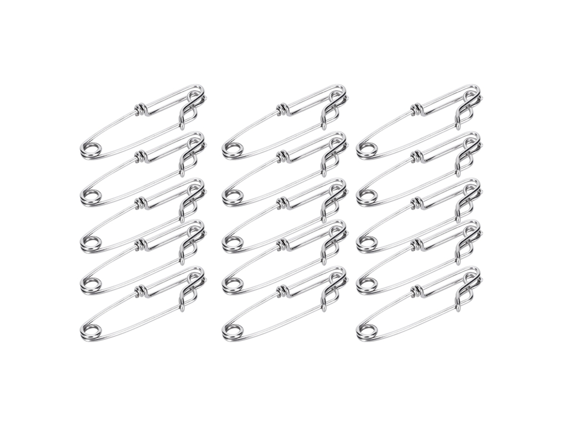 Clip de Atum Inox 15pcs para Pesca Snap Fácil