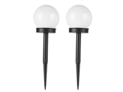 2pcs Lâmpada Solar para Gramado Jardim Impermeável Ip67 Luz Branca Iluminação Exterior Económica