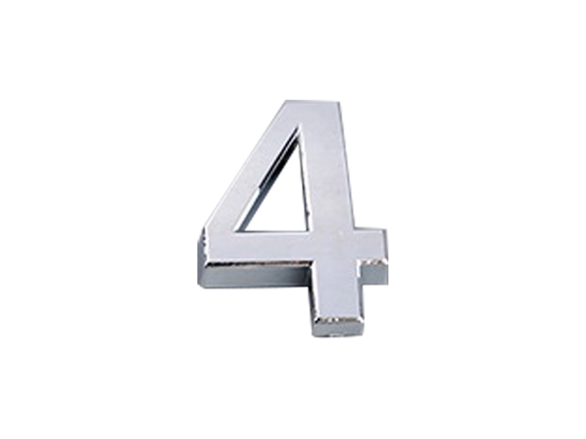 Laxiscreed Rótulo Digital Em Abs Com Adesivo De 5cm, Ideal Para Identificação De Números De Casa