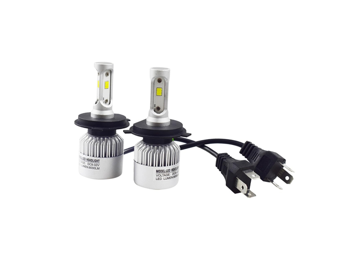 Ibasenice Conjunto De 2 Lâmpadas Led Para Farol De Carro Com Chips Csp