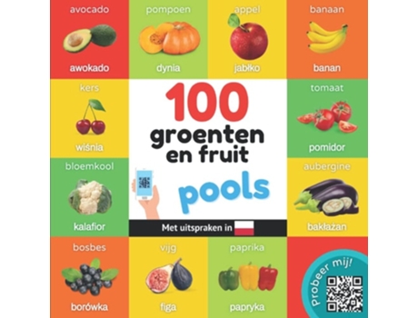 Livro 100 Groenten En Fruit In Pools De Yukismart (holandês)