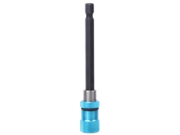 Suporte para bits de chave de fenda de 1/4 de polegada, haste de aço inoxidável com liberação rápida e ímã, 100 mm