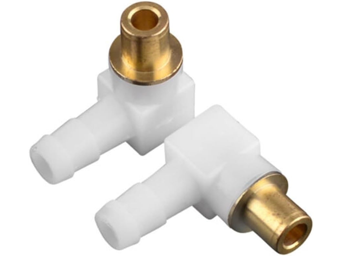 Conjunto De 2 Conectores Cotovelo Para Mangueira Combustível Com