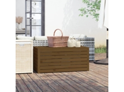 Vidaxl Caixa De Jardim 101x50,5x46,5 Cm Pinho Maciço Castanho-mel