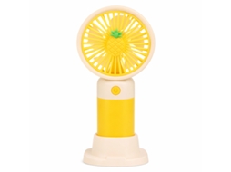 Ventoinha Portátil Com Base, Design Decorativo E 3 Velocidades Gandy 69368 Amarelo