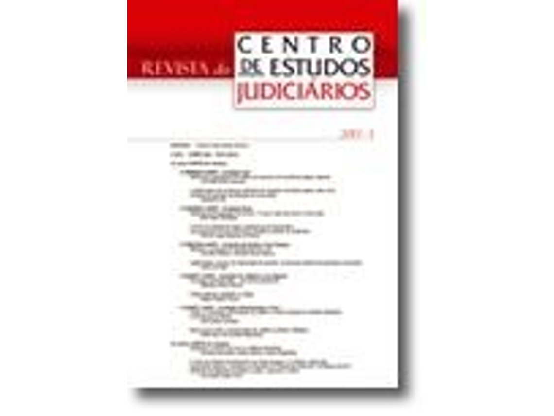 Livro Revista do CEJ n.º 1 de 2013 .