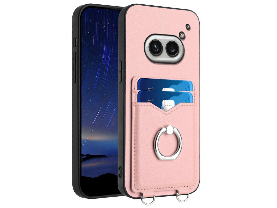 Capa Para Celular Com Suporte Para Cartão E Anel R20 Para Nothing Phone 2a