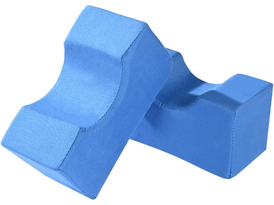 Travesseiro De Dormir Orfofe Azul Para Pernas, Protetor Antiescaras Para Mãos E Pés, Fácil De Limpar, Poliéster E