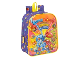 Mochila Escolar SUPERTHINGS Guardians Of Kazoom Roxo Amarelo 22 x 27 x 10 cm