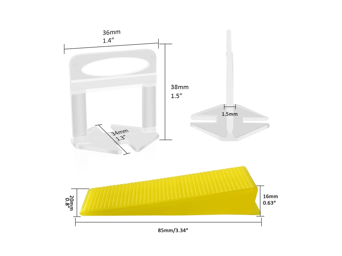 Laxiscreed Sistema De Nivelamento De Azulejos Com Clips E Calços Reutilizáveis