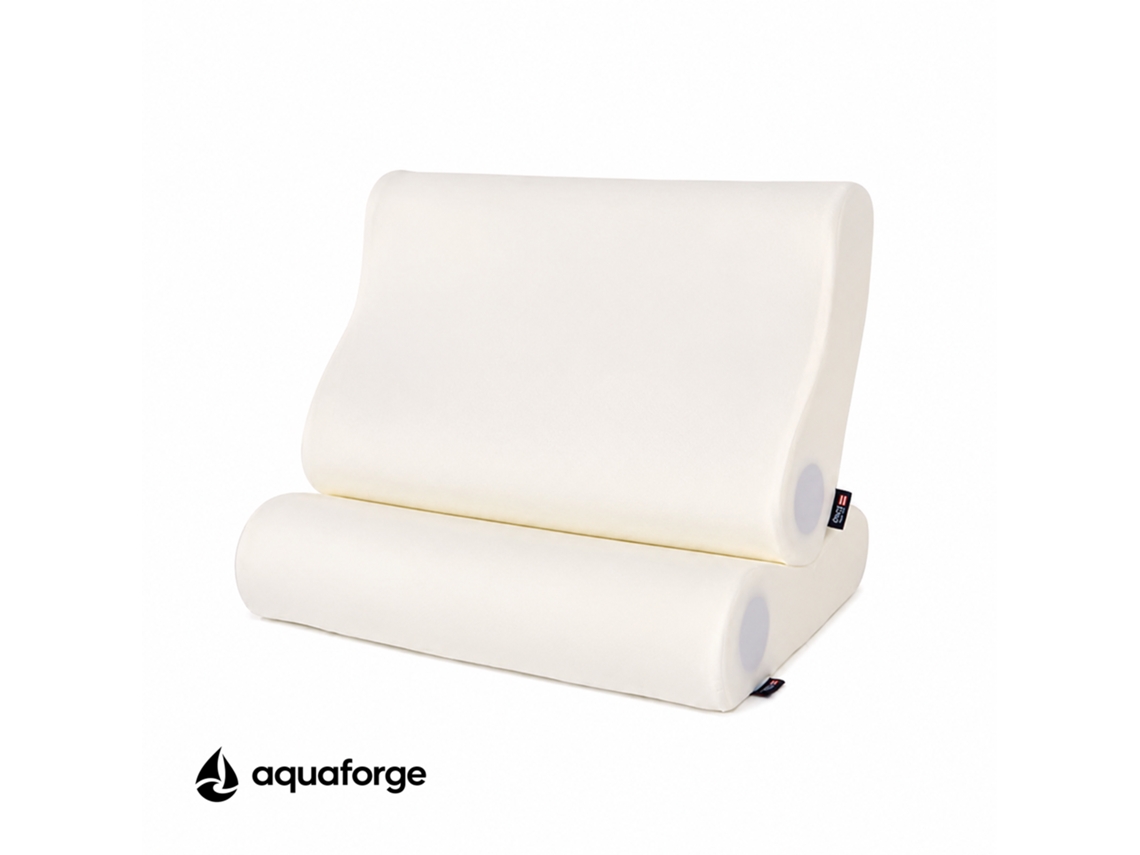 Almofada Cervical Ergonómica Espuma Viscoelástica Respirável 40 X 60 Cm