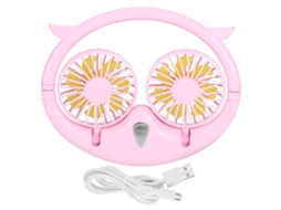 Laxiscreed Ventilador De Pescoço Plegável E Portátil Com Carregamento Usb Para Uso Confortável