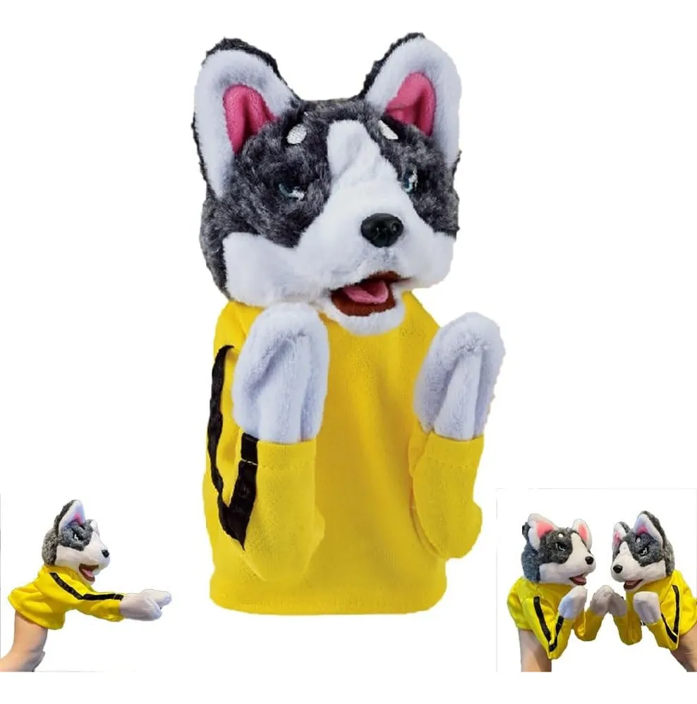 Novo Brinquedo Animal De Boxe Husky Kung Fu Com Somvayotoy