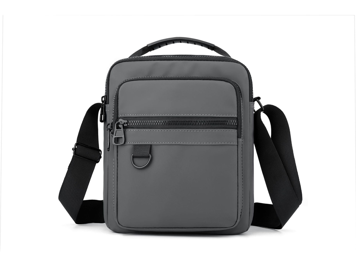 (cinza) Bolsa Transversal Masculina Simples E Elegante, Bolsa De Ombro
