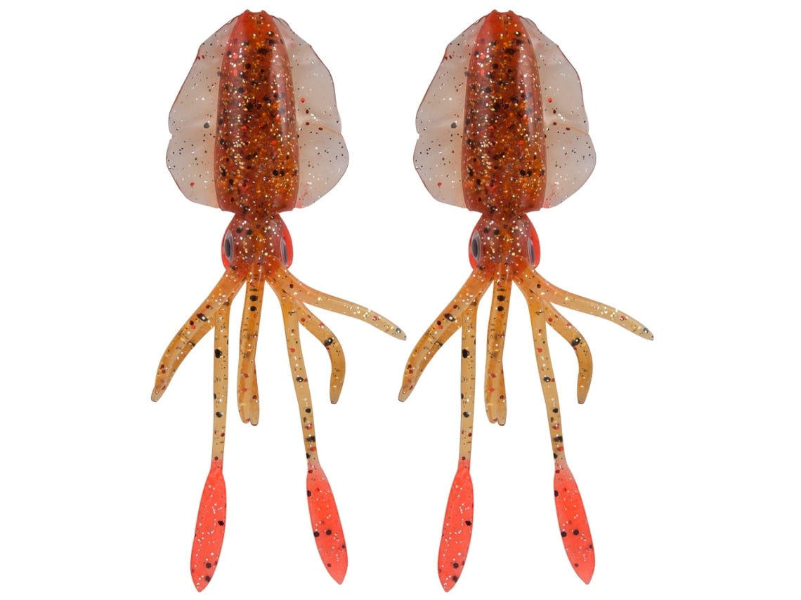 Isca Artificial de Lula Macia 2pcs para Pesca de Barco Mar