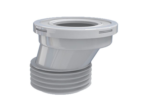 Conector de Tubo de Esgoto Offset para Sanita 110mm 4' com Conector de Borracha Para Sanitários