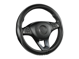 Capa Volante Couro Sintético Padrão Losango Anti derrapante, Diâmetro 38cm Universal Acessórios Interior Automóvel STELASPLEN